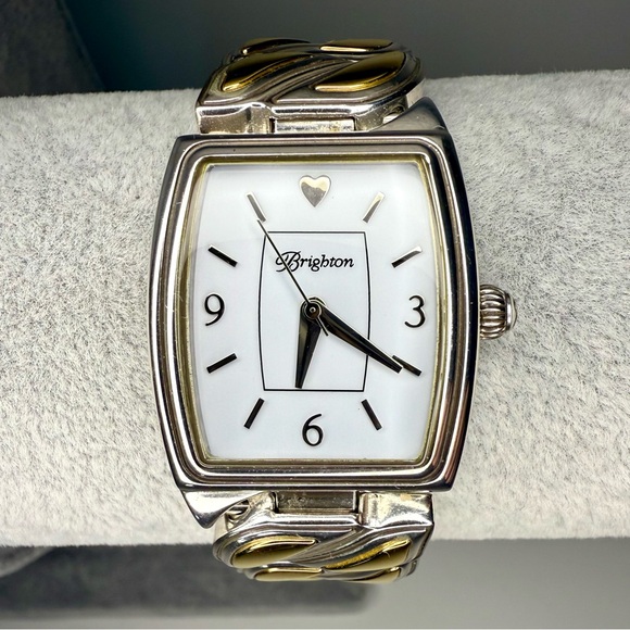 Brighton Accessories - Brighton-Watch-Coconut Grove-Two Tone Silver and Gold-New Battery-Slight Wear